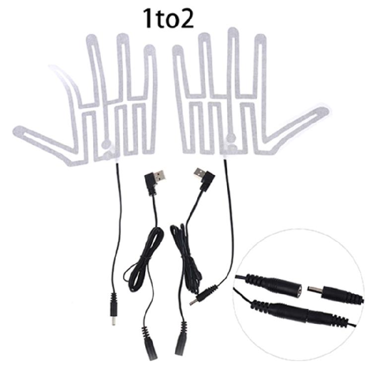 Hand shaped Heating Film 5V USB Heated Gloves Pad for Office or Workplace