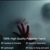 2D Flat Print 1pc Spooky Ghost -Halloween Banner Oversized Fabric Wall Decor For Halloween Carnival Outdoor Decor No Power Required
