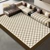 Nordic Style Black and White Carpet Large Area Living Room Decoration Luxury Home Decor Carpets Sofa Table Non-slip Custom Rug