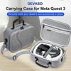 VR Glasses Portable Handheld Crossbody Bag Portable Protection Fashion Hard Travel Case Expandable Capacity for Meta Quest 3