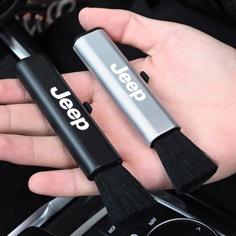 Für Jeep 1 Stück Auto Innenraum Reinigungsbürste Lüftungsschlitz Staubentfernungs Werkzeuge Für Jeep Grand Cherokee Wrangler JK Gladiator Compass R