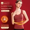 Bosein Women's Wool Seamless Antibacterial Thermal Vest with Chest Pad for Slimming and Warmth