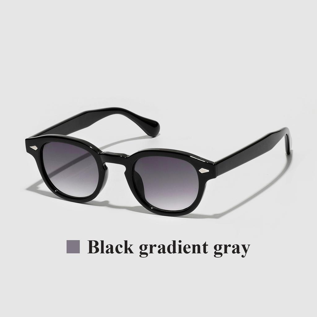 Ruiao  Retro round man and women Sunglasses Designer Famous Brand Luxury Vintage Shades Eyewear for Small Faces sun glasses