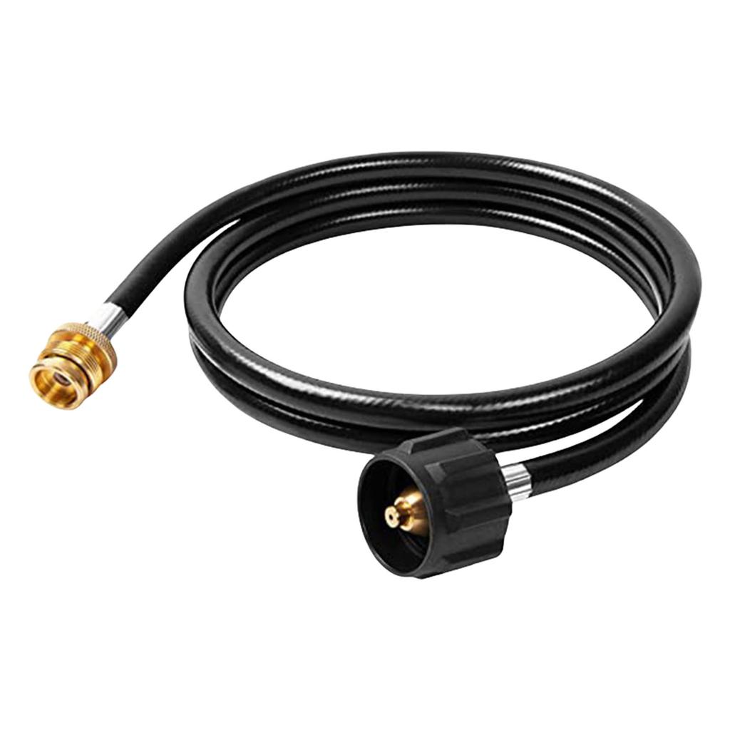 6 Feet Propane Hose Adapter Converts 1lb to 20lb for Outdoor Barbecue Grill Stove Griddle Heater Various Picnics Use