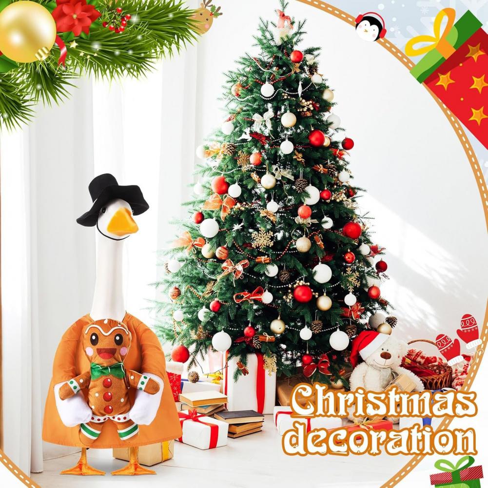 Easy To Clean Goose Costume Porch Goose Clothing Festive Christmas Goose Outfits for 23 Lawn Geese Xmas Tree Hat for Outdoor