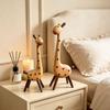 Giraffe Handmade Wooden Ornament: Stylish TV Cabinet Decor & Children's Gift.
