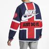 Nike City Edition London Patchwork Hoodie Men Tops Red Blue AR1993-410