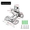 Stainless Steel 90° Right Angle Door Latch: Anti-Theft Sliding Bolt Lock