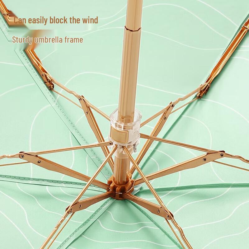 Maydu Five-Fold UV Protection Travel Umbrella