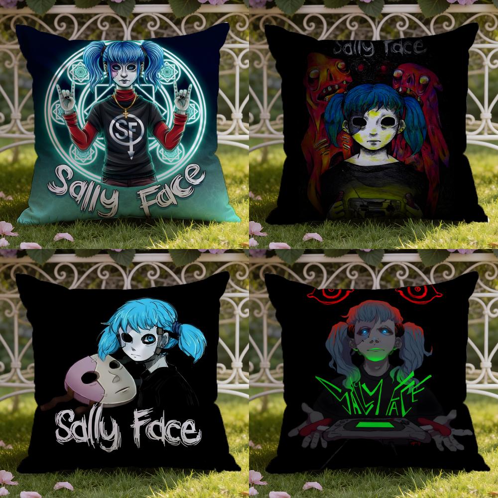 Band S-Sally F-Face Cushion Cover Home & Car Dual-Scene Pillow Cover: Reversible for Premium Comfort