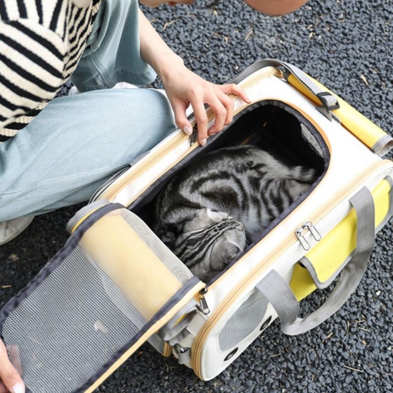 Outdoor Multifunction Bag for Puppy Portable Spacious Storage Cat Carrier Bag