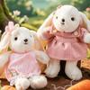 Clothed Bunny Stuffed Animal Rabbit Long Ear Rabbit Plushie Bunny Plush Toy  Girls Gift