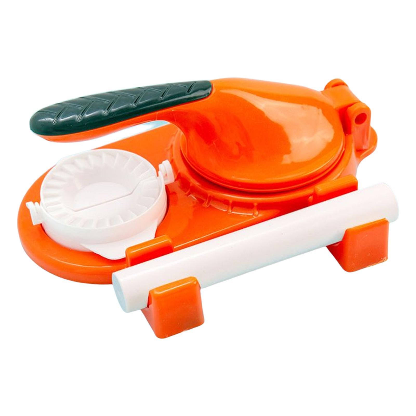 Ravioli Former Safety DIY Dumpling Maker Pastry Tools Cooking Tool Stencils оранжевый