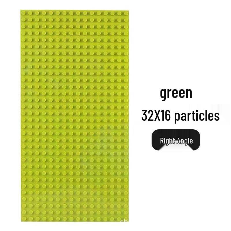 Large Particle Baseplate for Universal Building Blocks - Educational Interlocking Toy for Children
