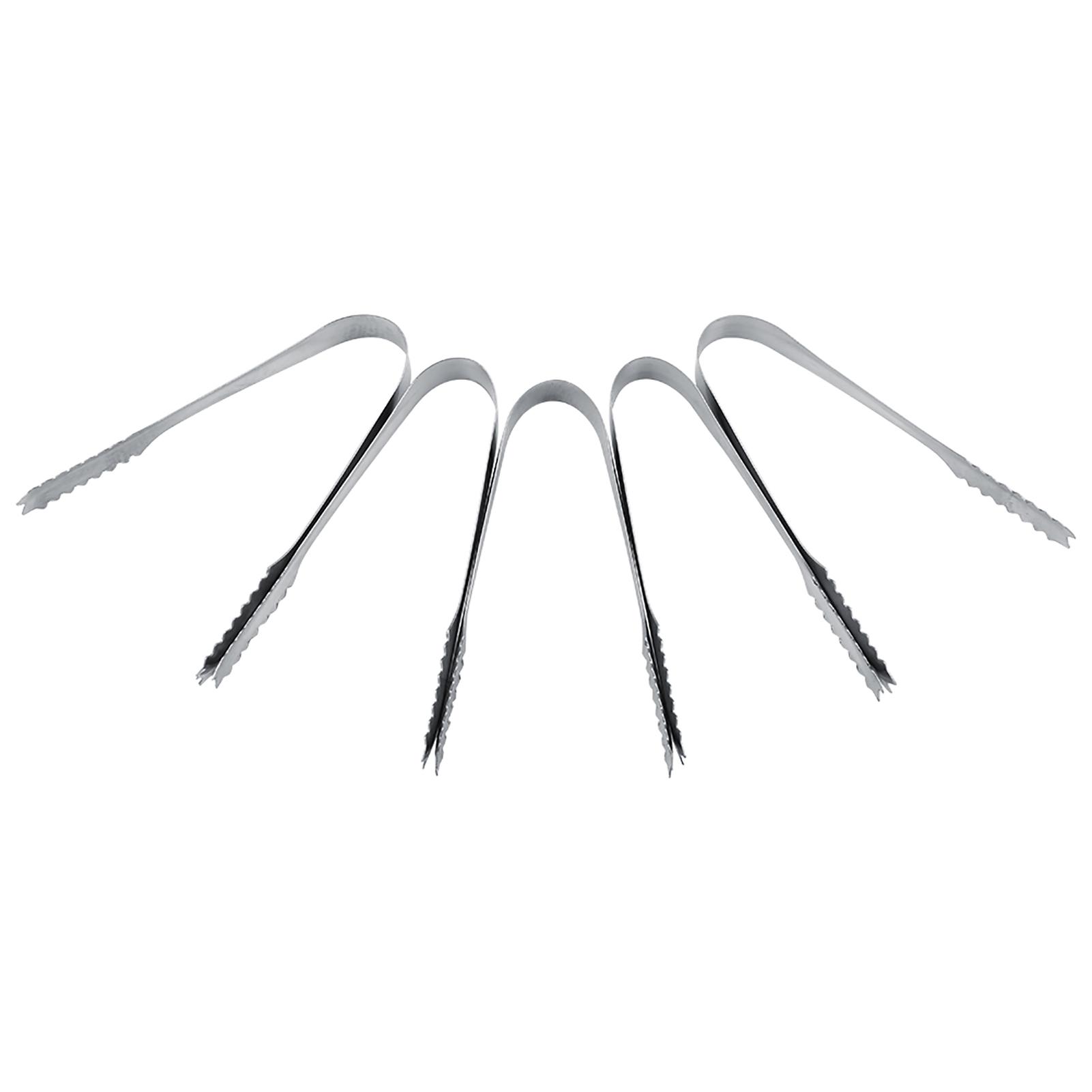 

5 x Sweet Scoops 5 x Ice Tongs Wedding Candy Buffet Bar Home Kitchen Stainless Steel Set New Type 1