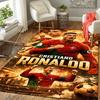 1Pc Ronaldo'S Golden Moment Rug, Office Carpet Indoor Outdoor Doormat, Non-Slip Soft, Living Room, Christmas Halloween Gift. M928473