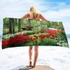 Beach Towel Garden Microfiber Oversized Travel Towel Lightweight Compact Beach Accessories Super Absorbent Quick Dry Towels