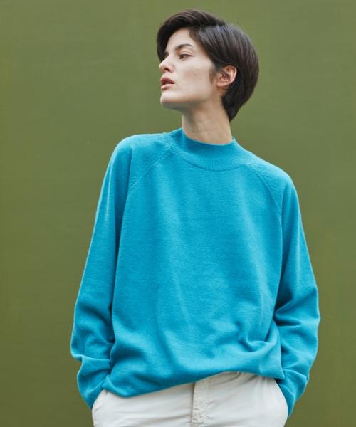 FILOBISKNOT Wool Mock Turtleneck_Dark Mint