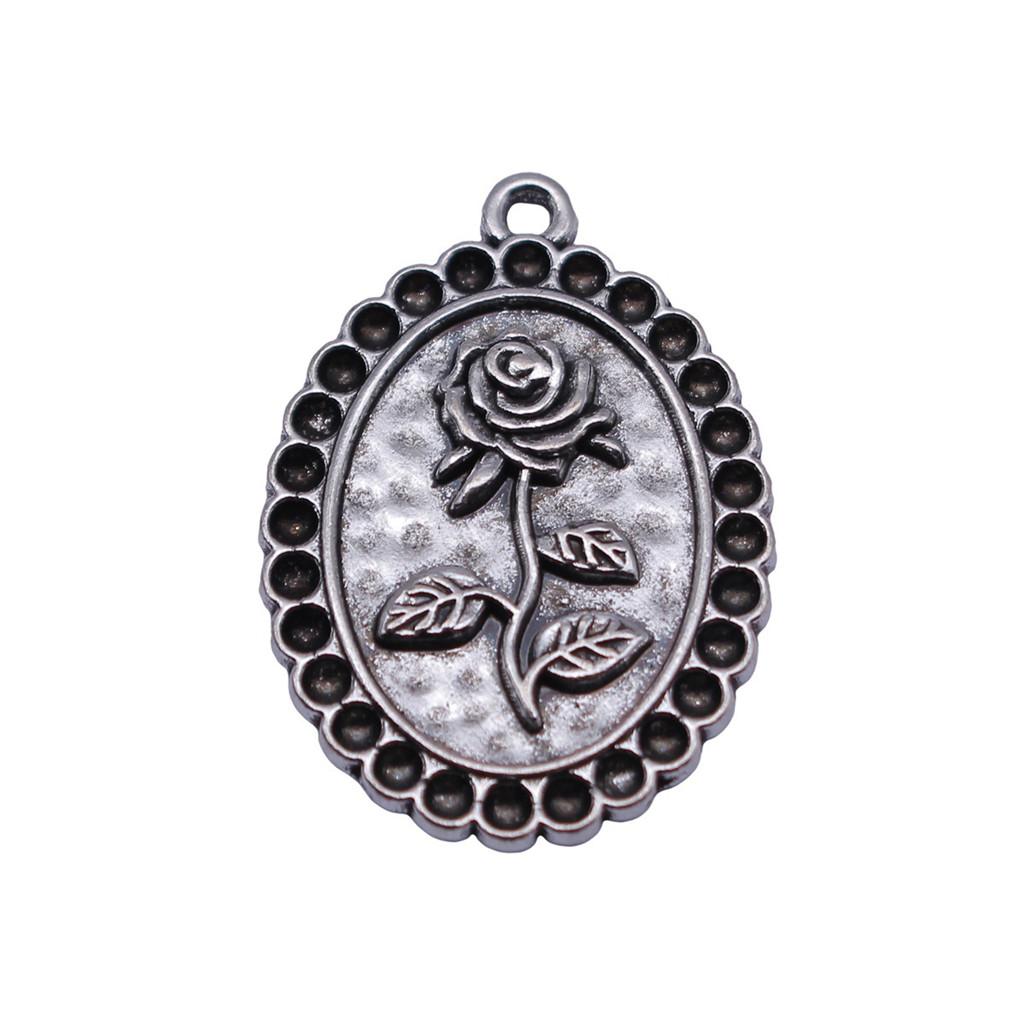 Flowers Of Life Charms Vintage Alloy Pendants For Nature Inspired Jewelry Making