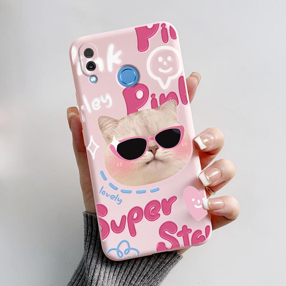 For Honor Play Case COR-L29 Phone Cover Cute Bear Cartoon Frog Soft Silicone Matte Fundas Coque For Honor Play Shockproof Bumper
