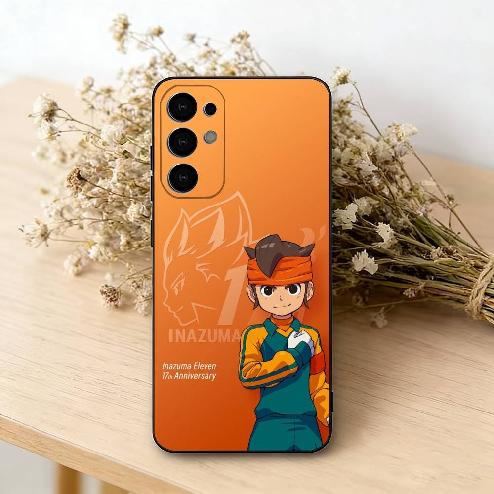 Inazumas Anime E-Eleven Phone Case For Samsung S25,S24,S21,S22,S23,S30,Ultra,S20,Plus,Fe,Lite,Note,10,Black Cover