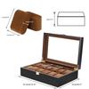 Baskiss Luxury Wooden Watch Storage Collection Watch Display 12-Watch Case, Box, Case,