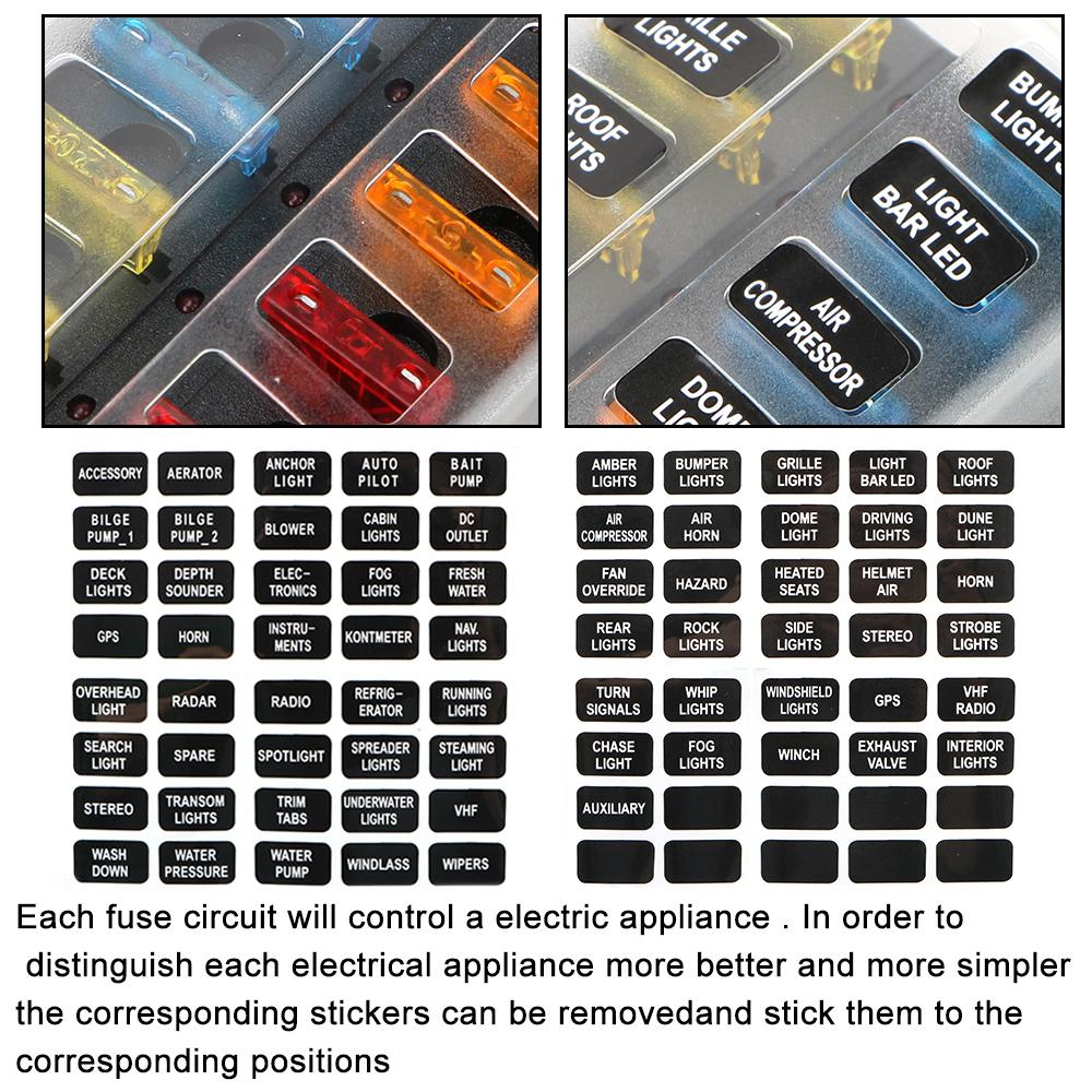 32V 100A M5 Stud With LED Indicator Light For Auto Car Boat Marine Fuse Box Holder