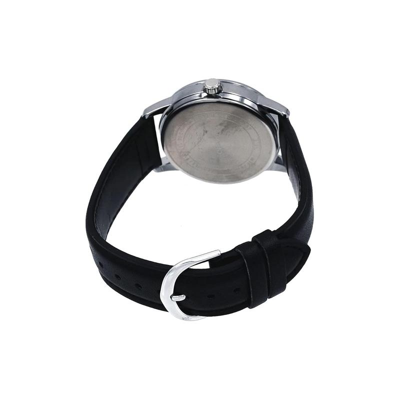 Casio STANDARD series simple complex small round watch ancient business casual fashion quartz movement leather strap Japanese and Korean MTP-V002L-1B3