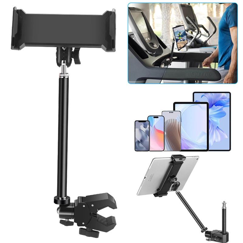 Mic Music Stand Tablet Phone Holder Aluminum Mountfor 4.7-13.5" Ipad Pro Air Iphone Surface