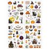 Halloween stickers 4 sheets puff prizes pumpkin DIY craft schedule
