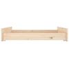Vidaxl Under-Bed Drawers, 2 Pcs, Solid Pine Wood