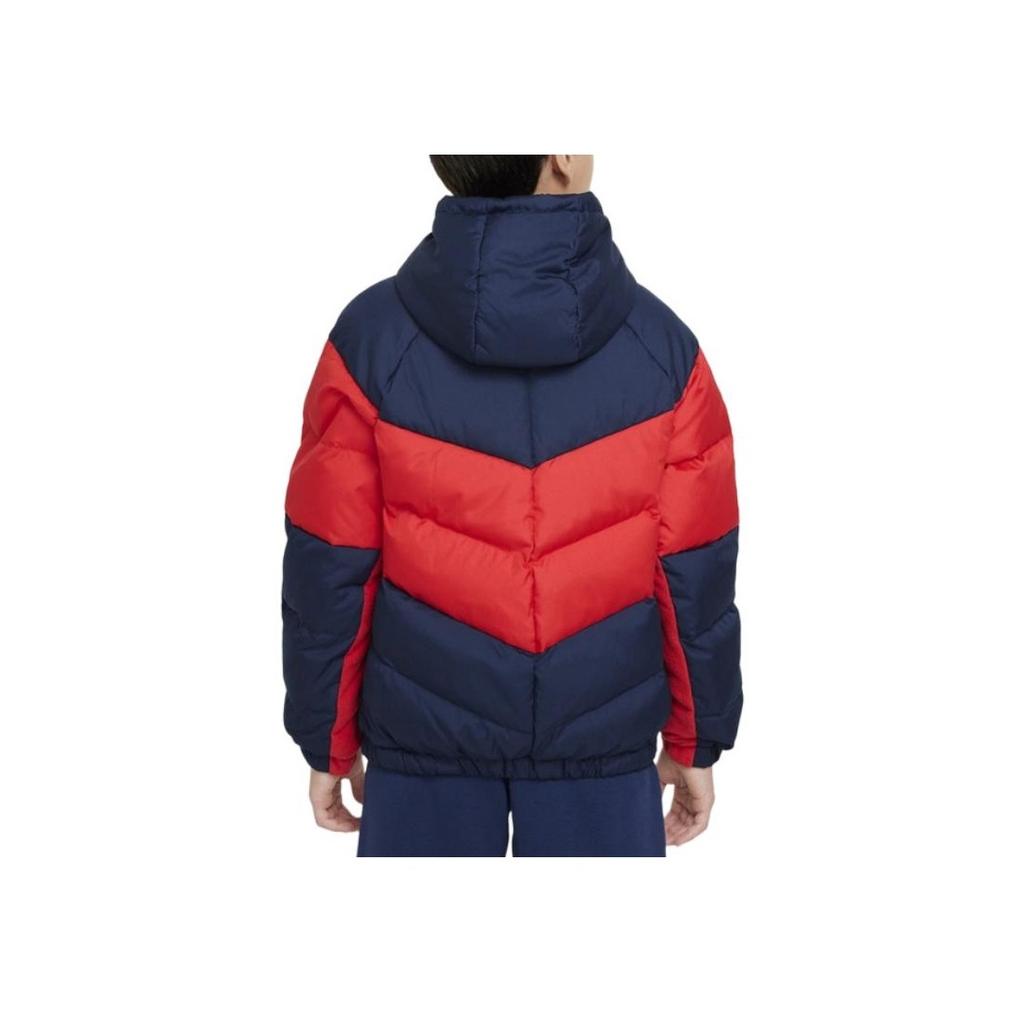 Nike Short Casual Warm Down Jacket Kids Jackets Red Black IB5837-410