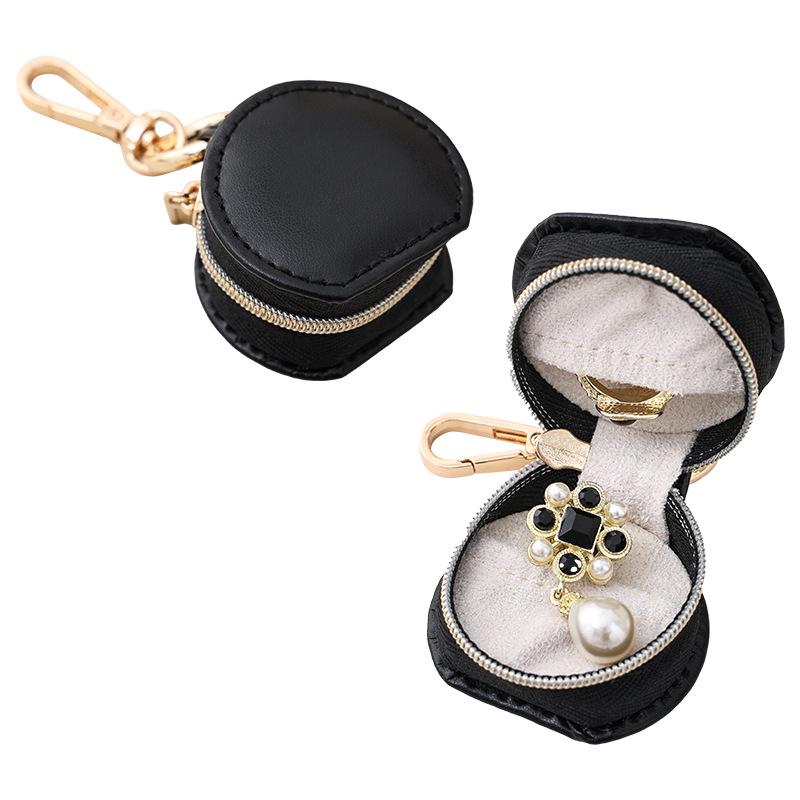 Portable Mini Jewelry Box for Travel - Holds Pendants, Earrings, Studs, Rings, and Small Ornaments