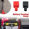Car Battery Pole Positive And Negative Protection Cover Motorcycle Battery Terminal Flexible Square Cap Rubber Sheath 1Pair