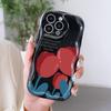 Cartoon Pattern Cream Texture Case Wavy Edge Myk Silikondeksel Telefonveske for OPPO Reno Realme OnePlus Vivo
