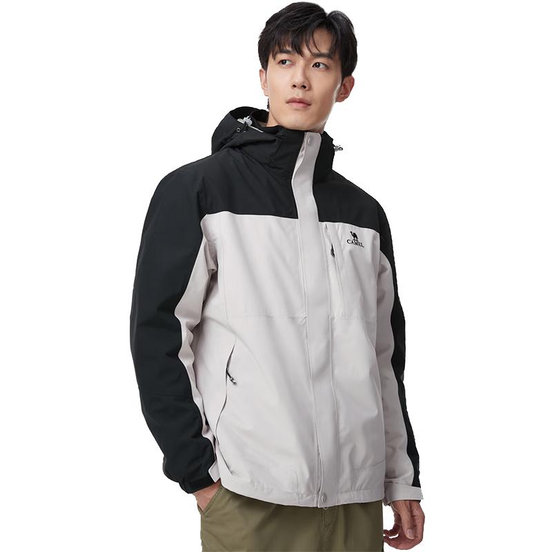 CAMEL Unisex 3-in-1 Waterproof Fleece-Lined Outdoor Jacket