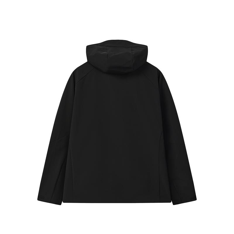 FILA White Casual Versatile Elastic Durable Warm Two-Piece Woven Hooded Jacket Men jackets F11M543704FBK