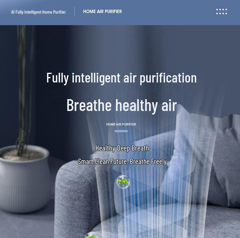 USB Air Purifier with Negative Ion Technology for Home - Formaldehyde Removal and Odor Filtration
