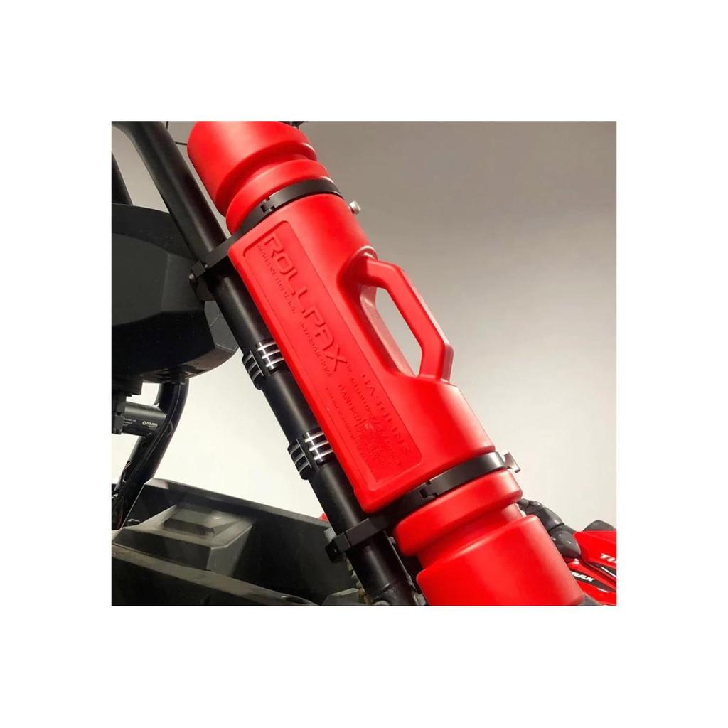 Rotopax Roll-Pax 1.5 Gallon (5.678L) Red 1.75-inch Poly Tank Water Jug for Camping, RP-1.5G-1.75IN with Mounting Kit