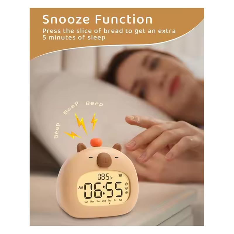 Multi-Functional LED Alarm Clock With Night Light Wake Up Clocks Koala Bedroom Desk Decor Kids Gift Timer