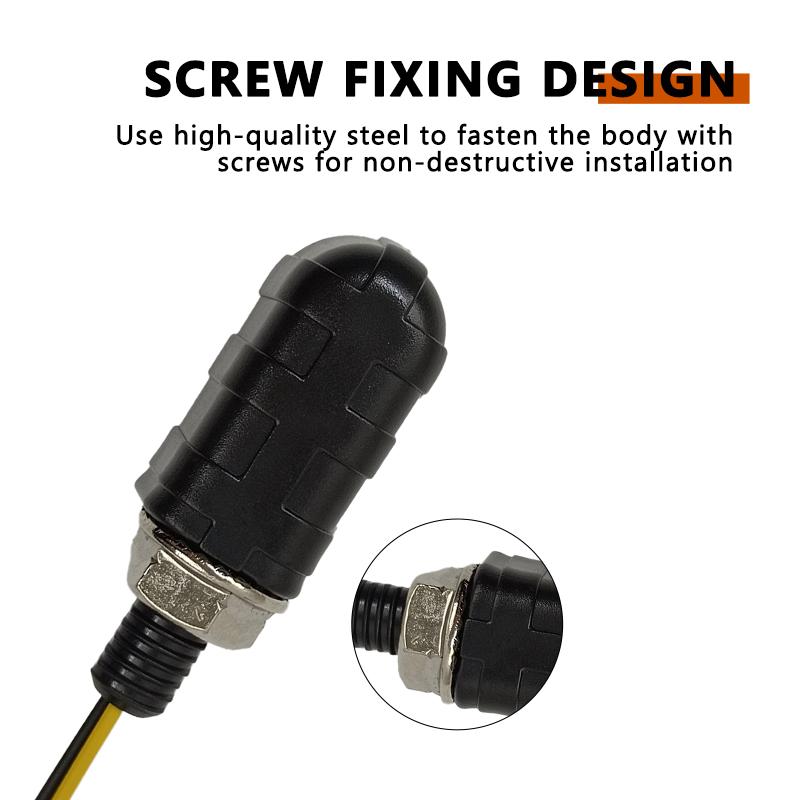 SEAMETAL Motorcycle LED Turn Signal Lights Motorcycle Blinker Motorcycle Accessories