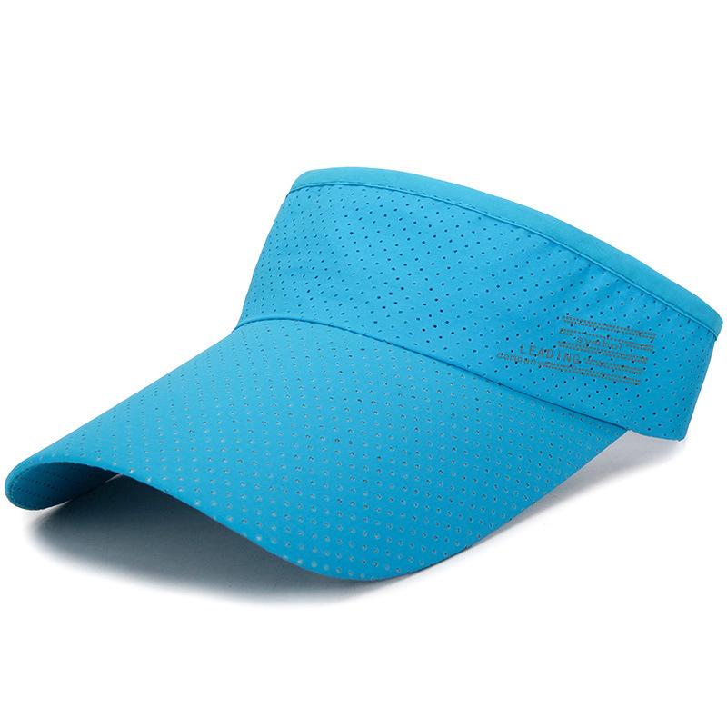 Summer empty top sun hat quick drying hat men's and women's fashion sports running breathable mesh hat no top sun hat