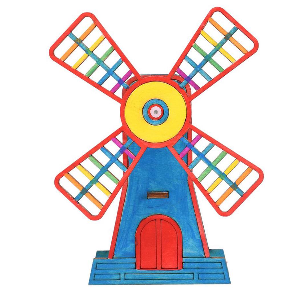 Puzzle 3d Bois Kit Bricolage Enfant Moulin à Vent | FindTheDeal Puzzle 3d Bois Kit Bricolage Enfant Moulin à Vent | FindTheDeal