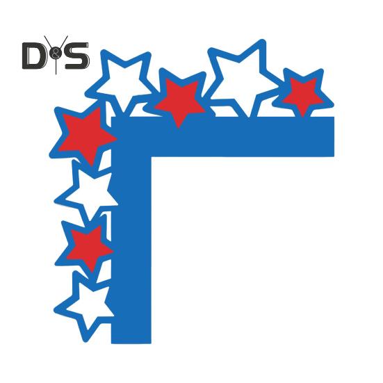 Patriotische Türeckendekoration, 4. Juli, Türrahmendekoration, Holz-Türeckenaufsatz, Ornament für den Gedenktag, den Unabhängigkeitstag, den Veteranentag