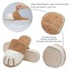 Fashion Litfun Winter Fuzzy Slippers Women Cute Animal Slippers House Warm Fur Slippers Couples Bedroom Non-Slip Indoor Fluffy Slippers