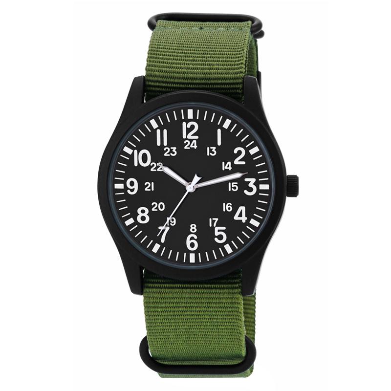 Men s Braided Strap Quartz Sports Watch with Large Digital Display