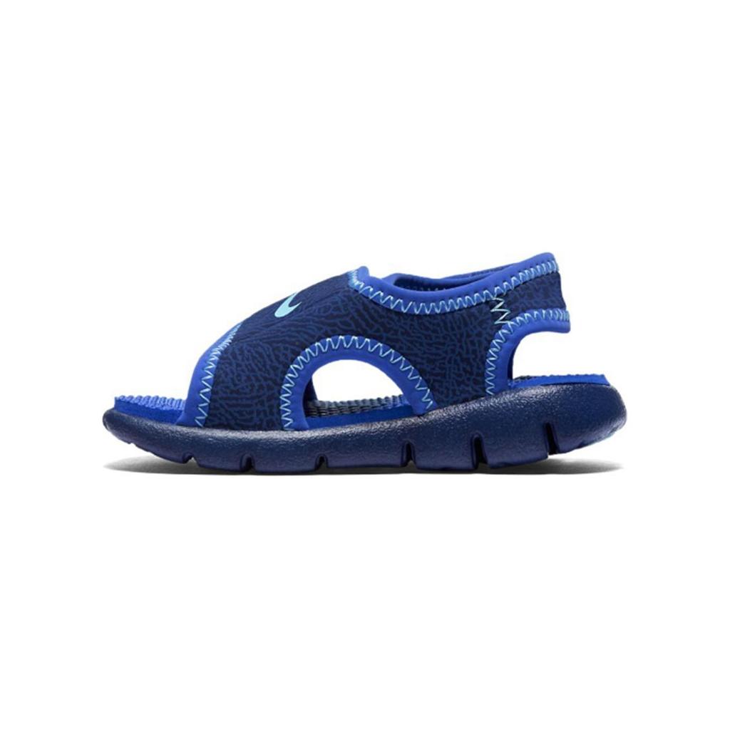 Nike Sunray Adjust 4 Cushioning Breathable Low Top Walker Shoes Baby Shoes Deep-Blue 386519-413