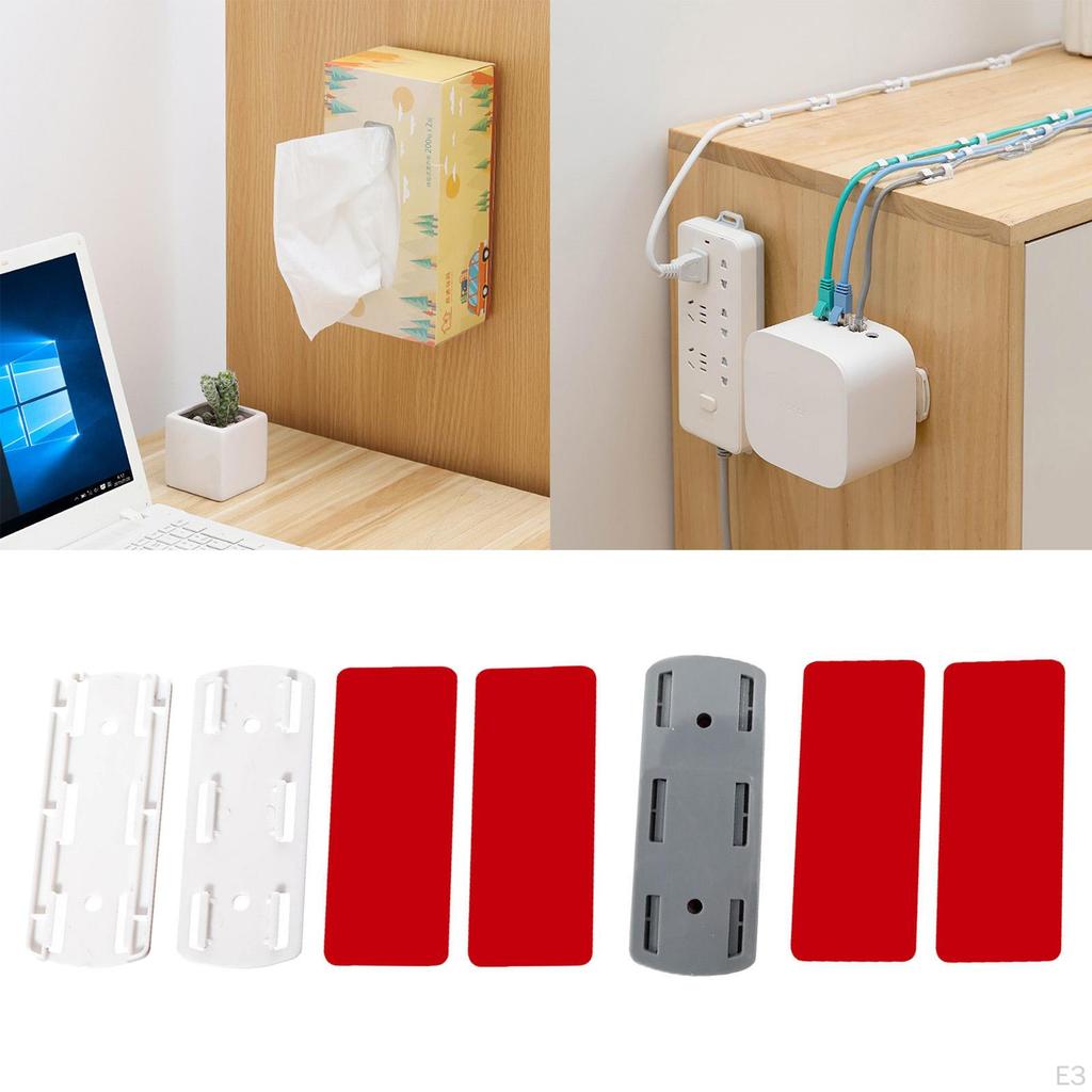 Adapter Hanger Wall Fixer Storage Holder Organizer