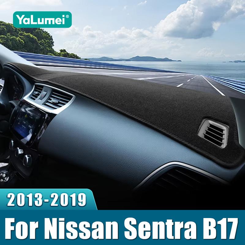 For Nissan Sentra B17 Sylphy 2013 2014 2015 2016 2017 2018  Car Dashboard Cover Dash Mat Sun Shade Non-slip Pad Accessories