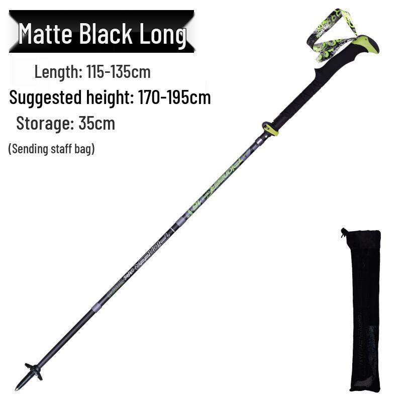 Pioneer Ultralight Carbon Fiber Folding Trekking Pole